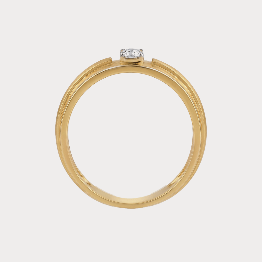 Obsidian Diamond Ring