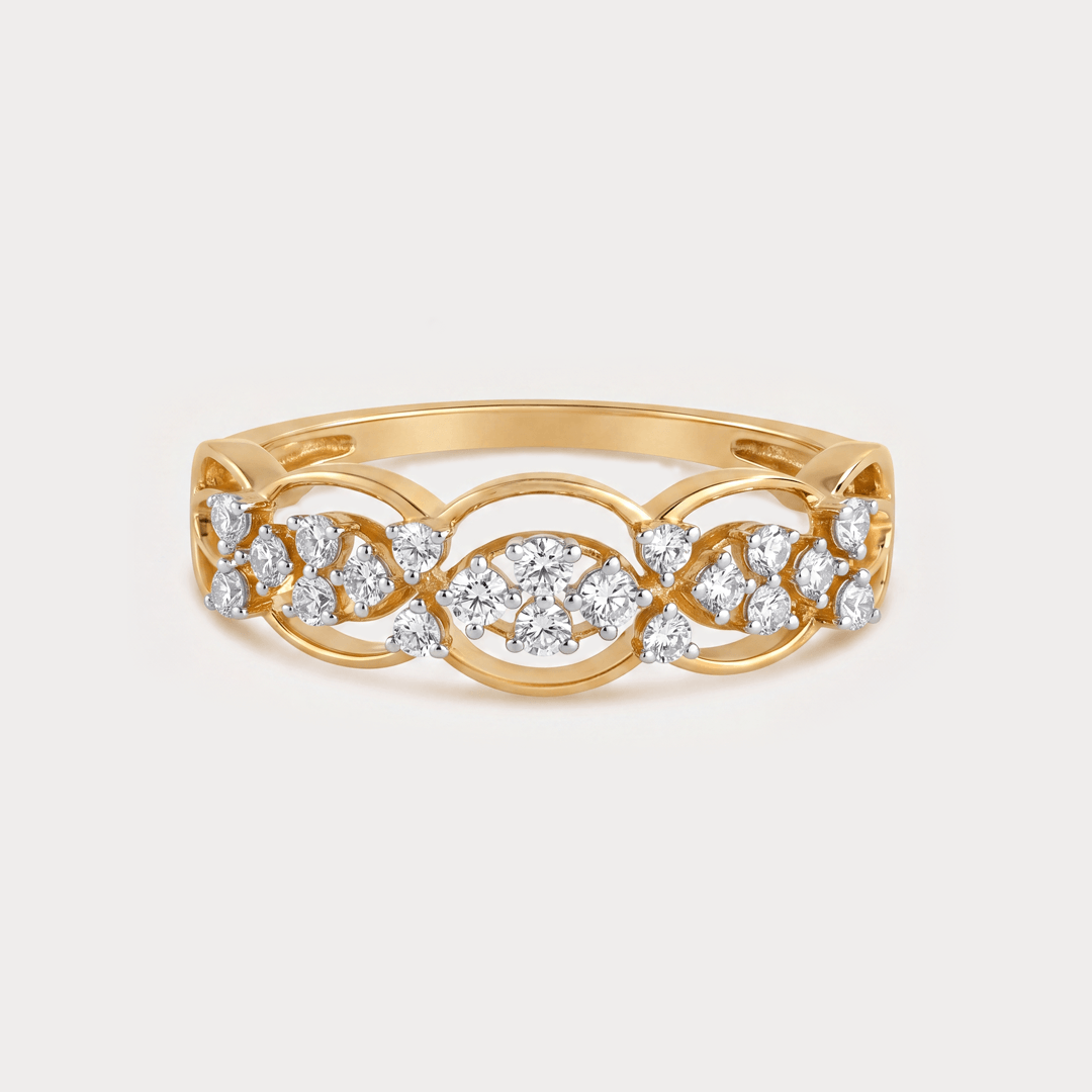 Pregiato Bands Diamond Ring