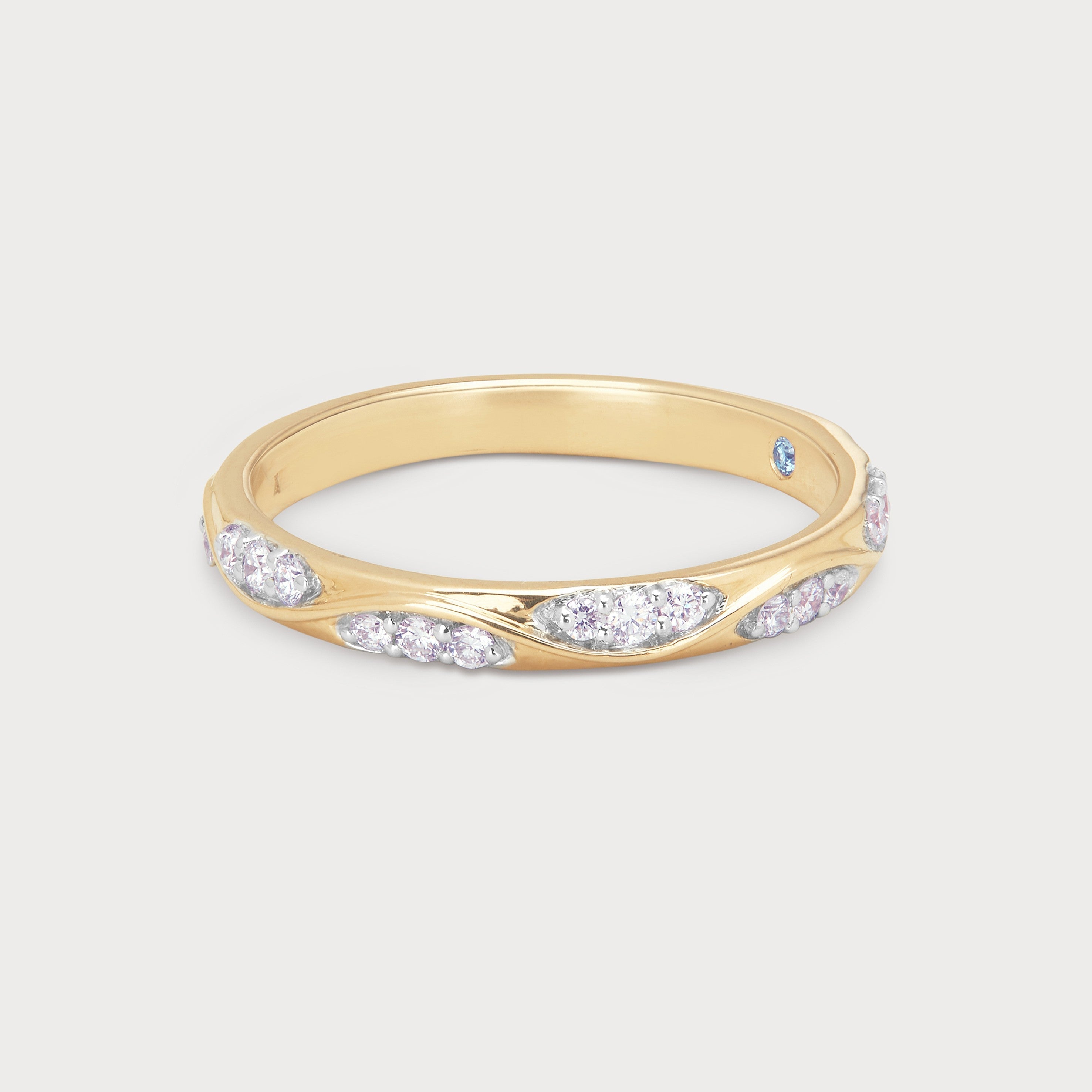 Ivy Cluster Diamond Band