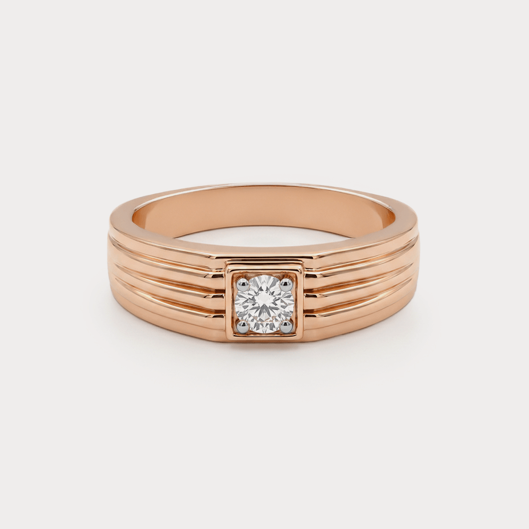 Basalt Diamond Ring