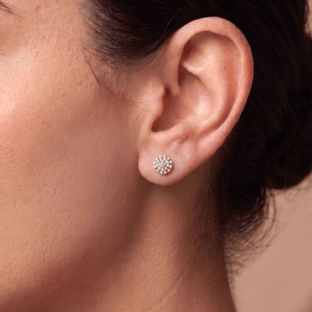 Sospiro Floral Nakshatra Diamond Earrings