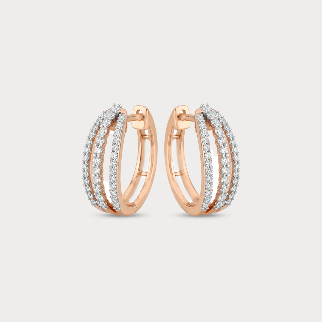 Sweep Diamond Earrings