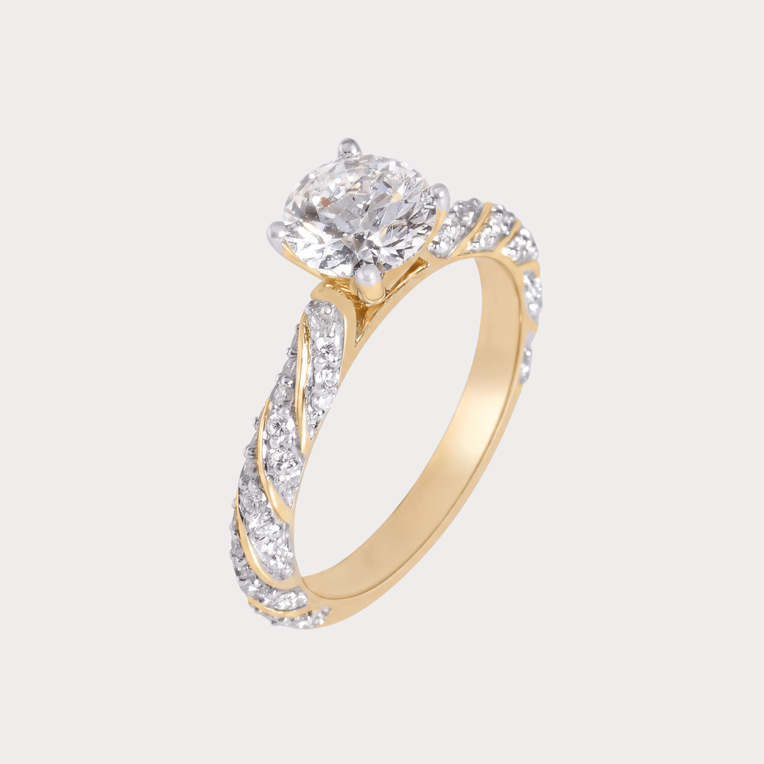 Falcon Solitaire Diamond Ring