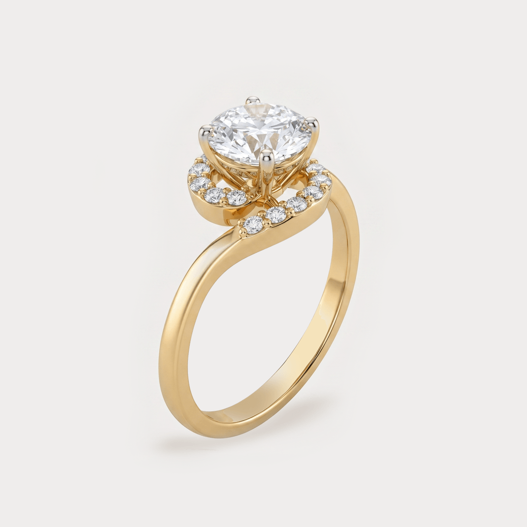 Lustro Extra Brilliant Solitaire Diamond Ring