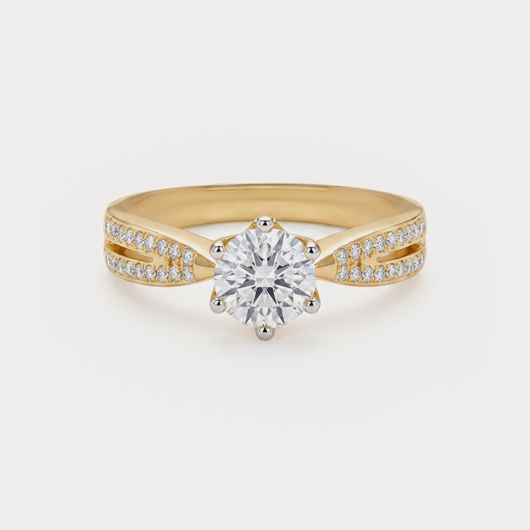 Tinge Diamond Ring