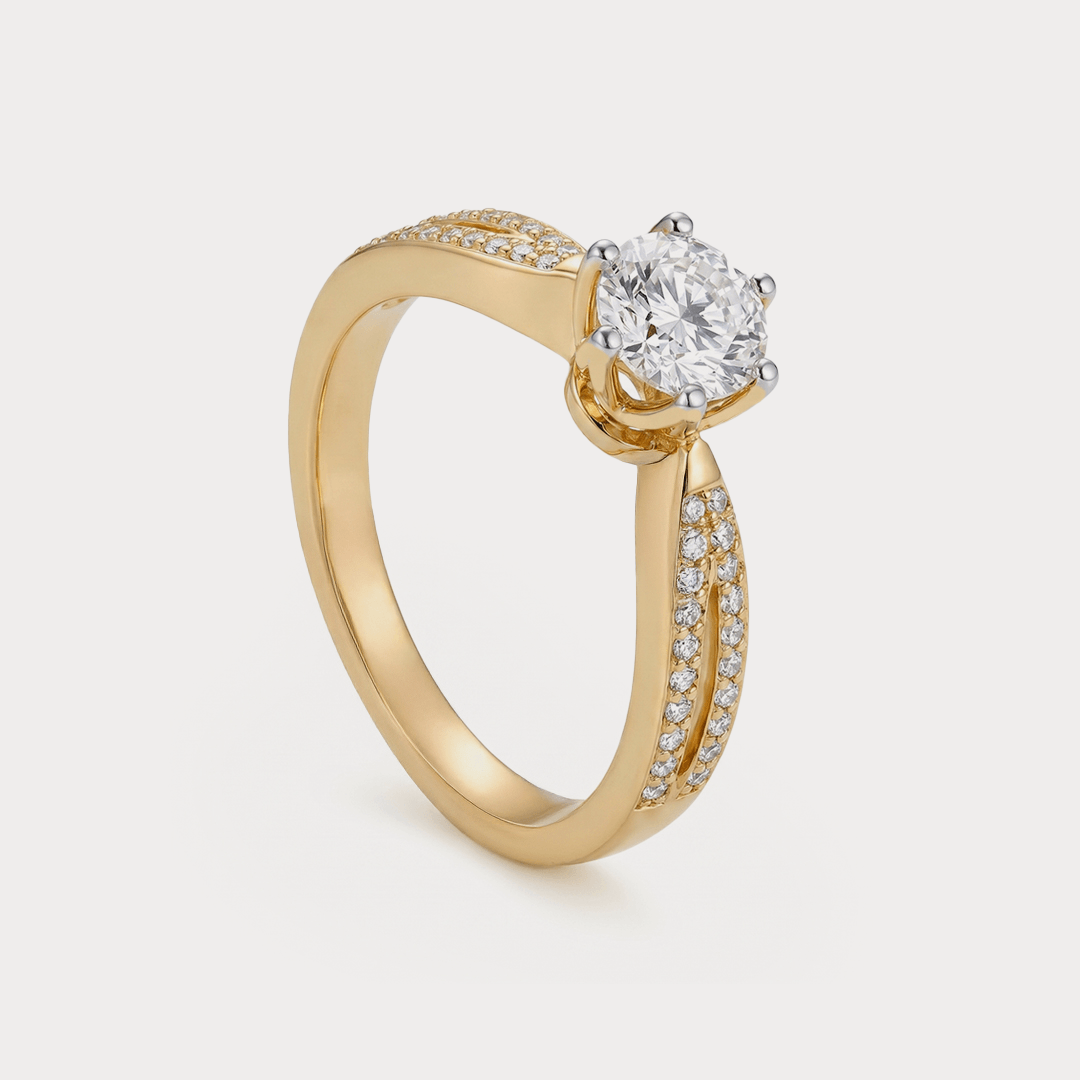 Tinge Diamond Ring