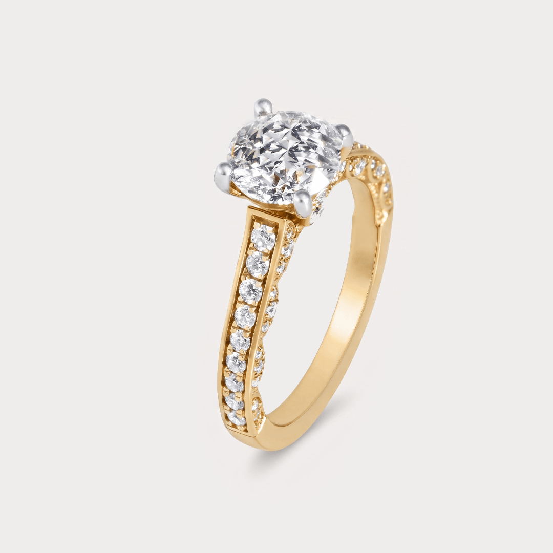 Glade Solitaire Diamond Ring