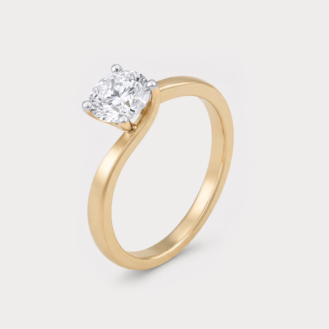 Sonnet Solitaire Diamond Ring