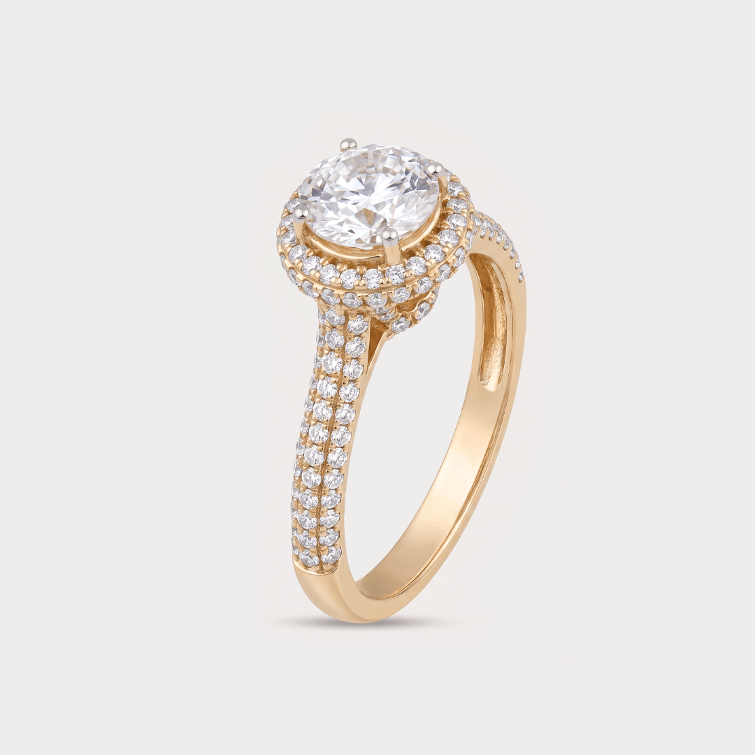 Cadence Solitaire Diamond Ring