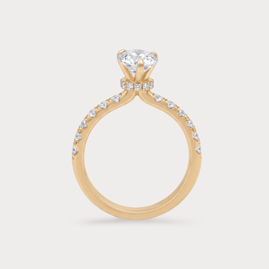 Canticle Solitaire Diamond Ring