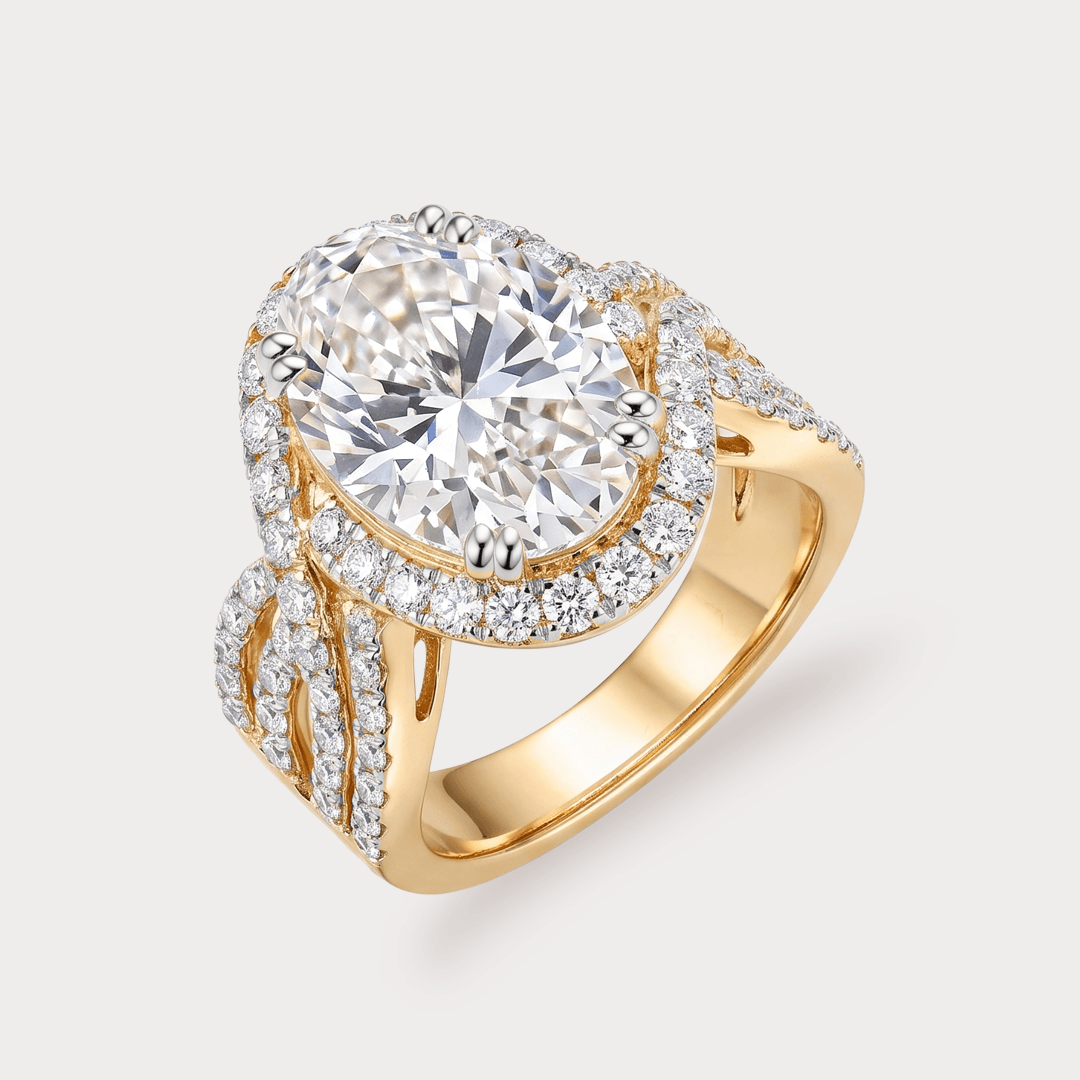 Golden Vow Blanc Diamond Cocktail Ring