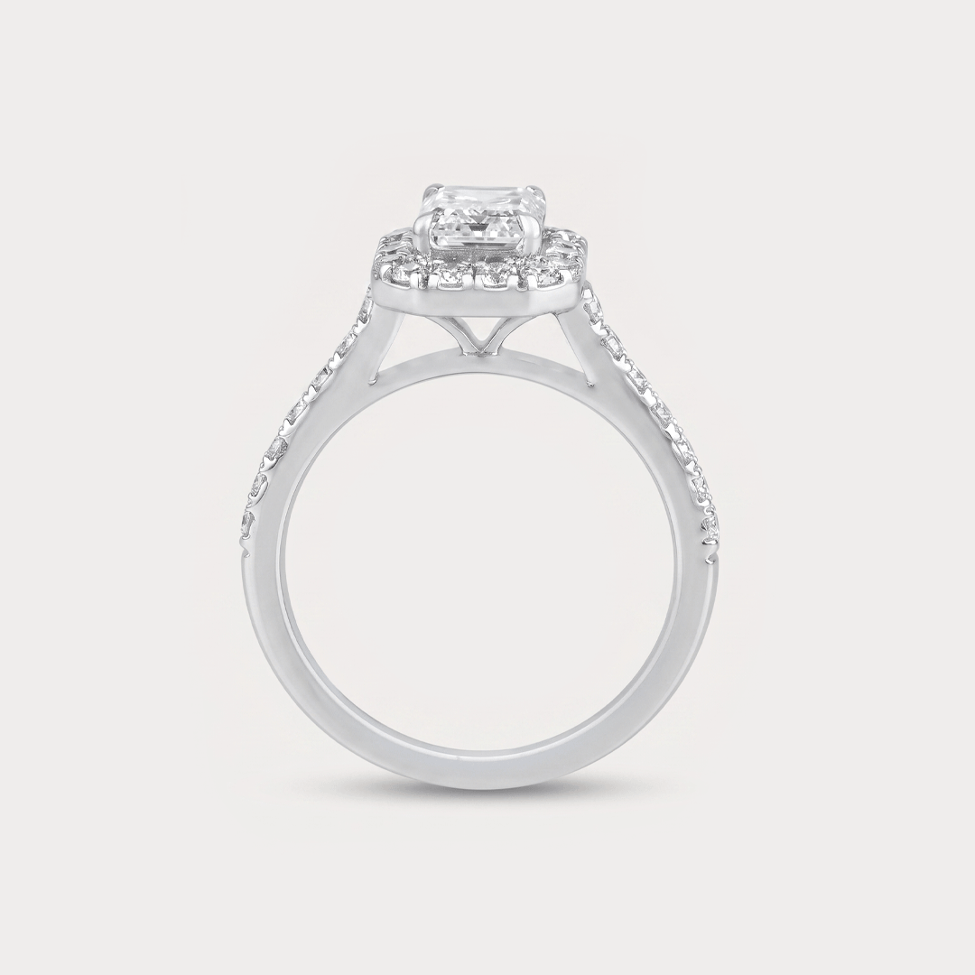 Dune Solitaire Diamond Ring