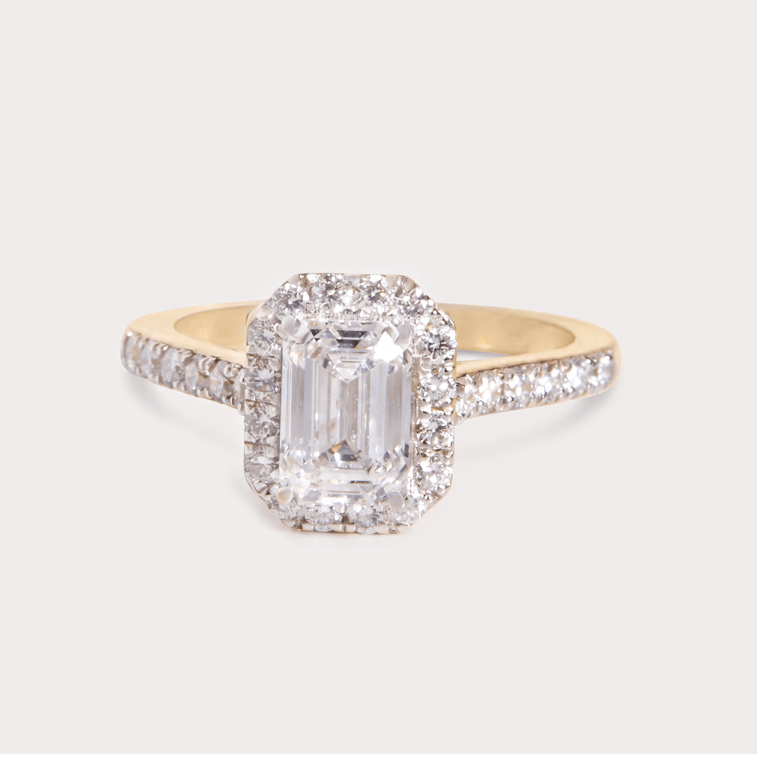 Starlit Love Story Solitaire Diamond Ring
