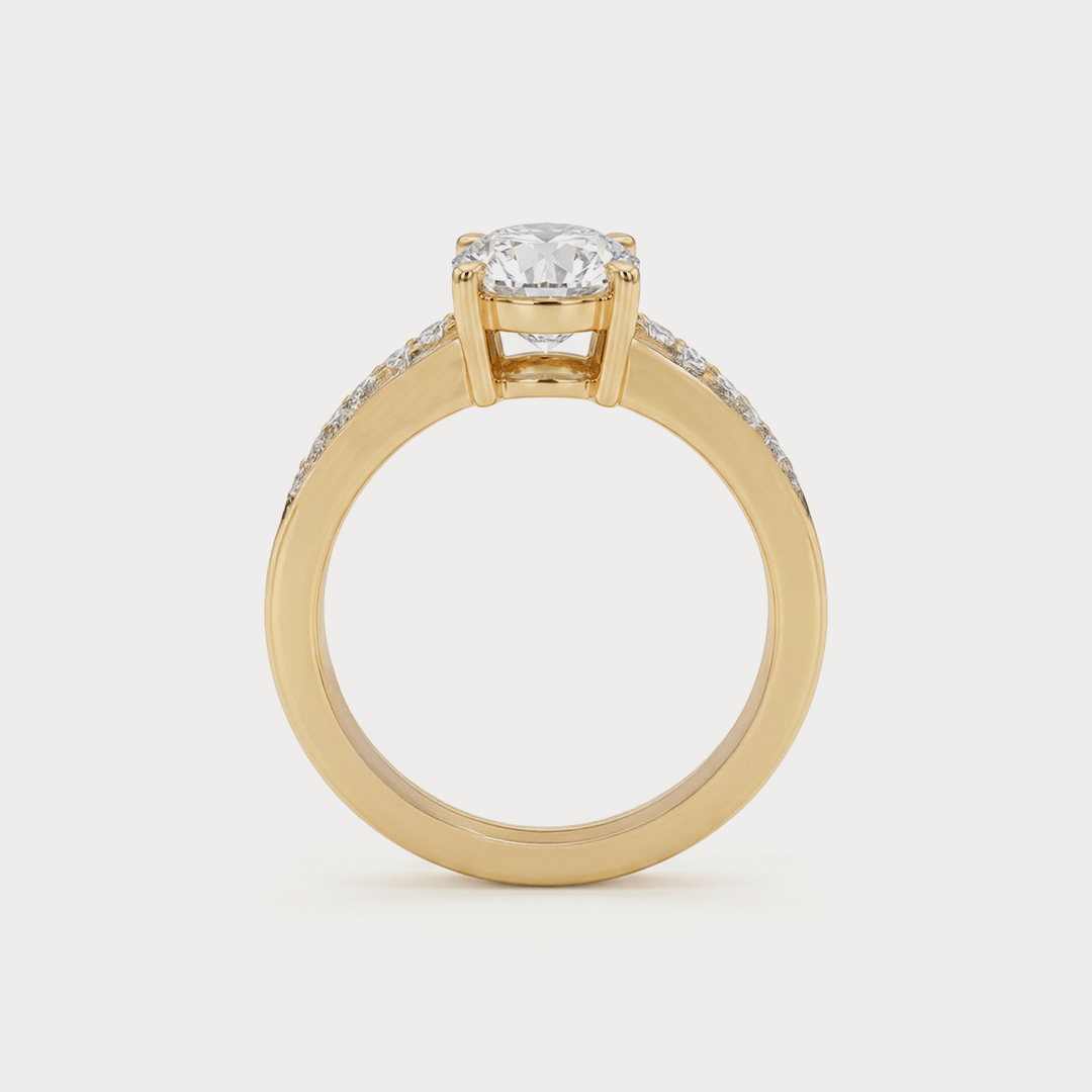 Tint Diamond Ring