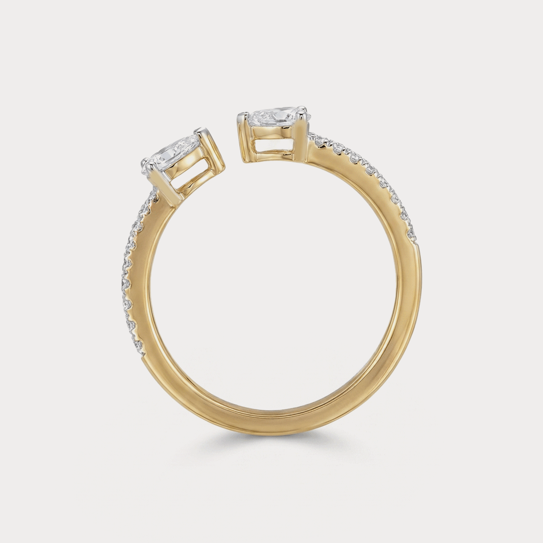 Float Diamond Ring