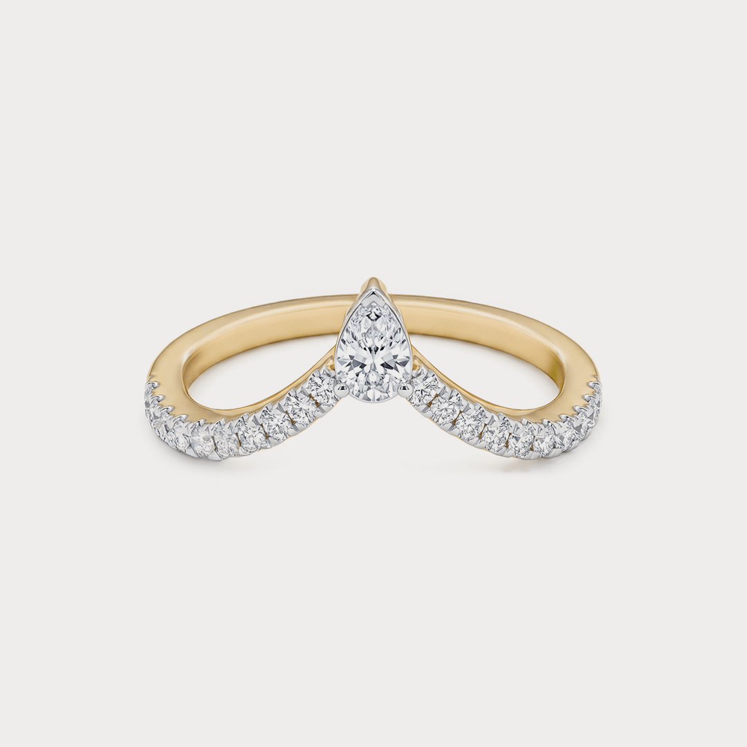 Fold Diamond Ring
