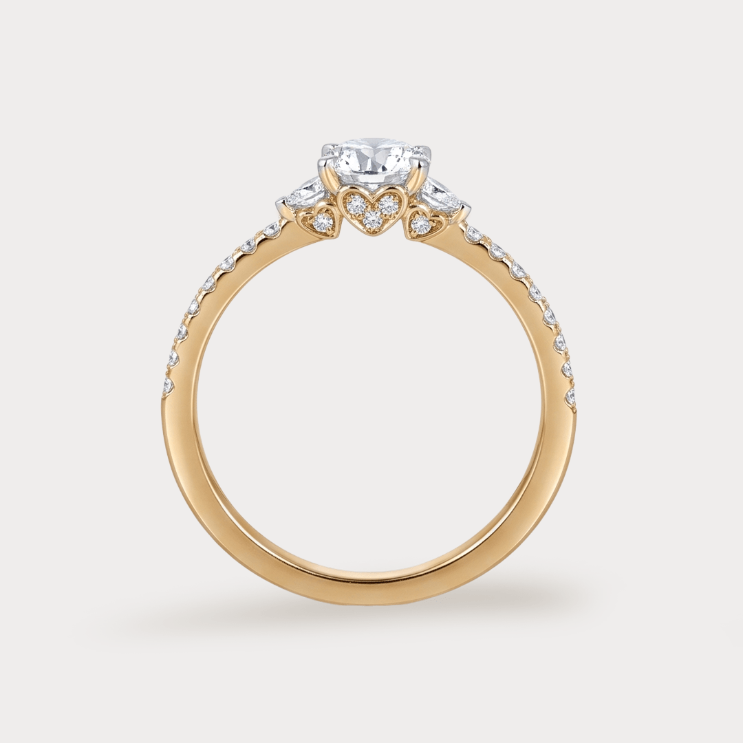 Douce Mini Solitaire Diamond Bridal Ring