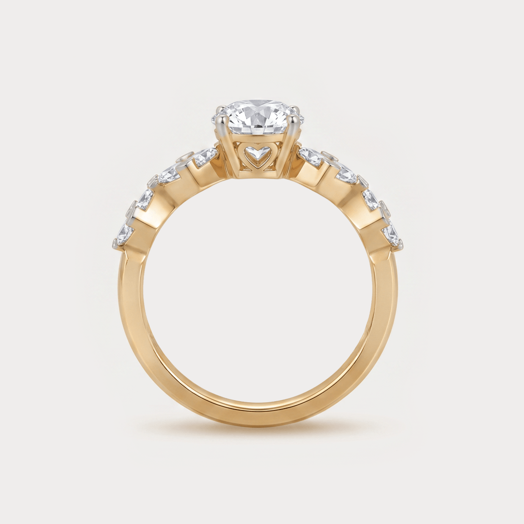 Précieuse Solitaire Diamond Bridal Ring