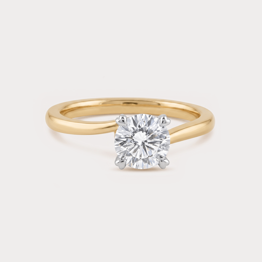 Vivace Solitaire Diamond Bridal Ring
