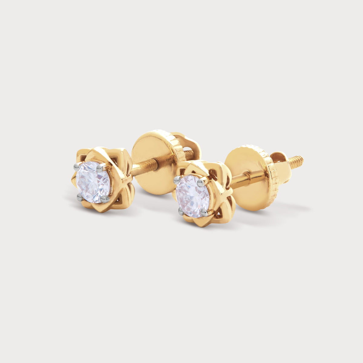Mercury Diamond Studs