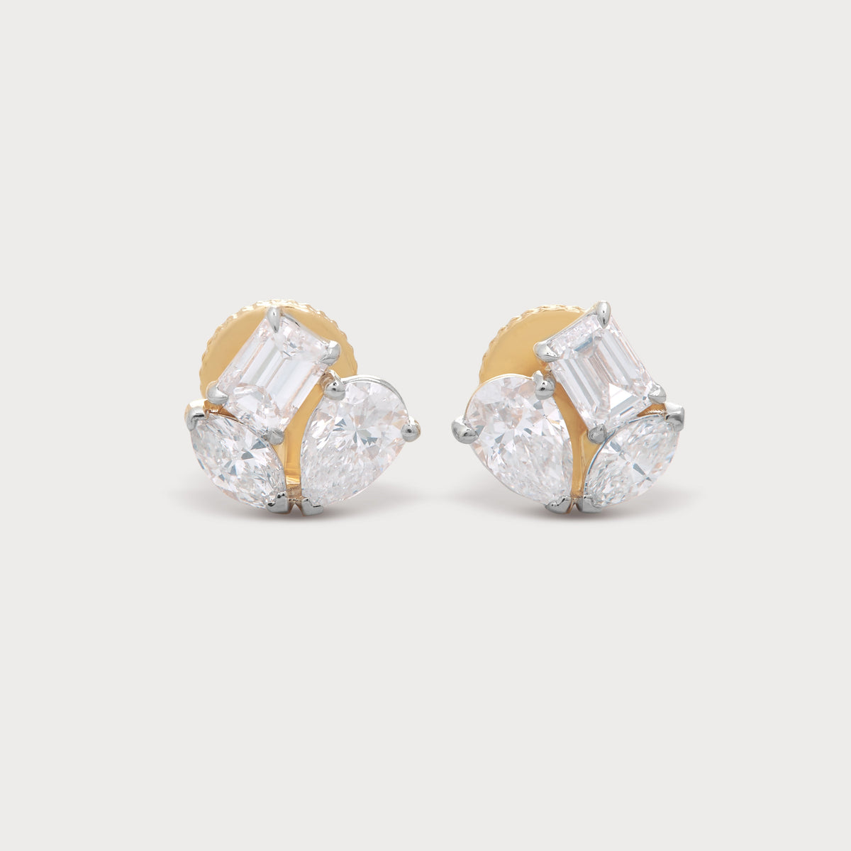Spruce Trio Diamond Studs
