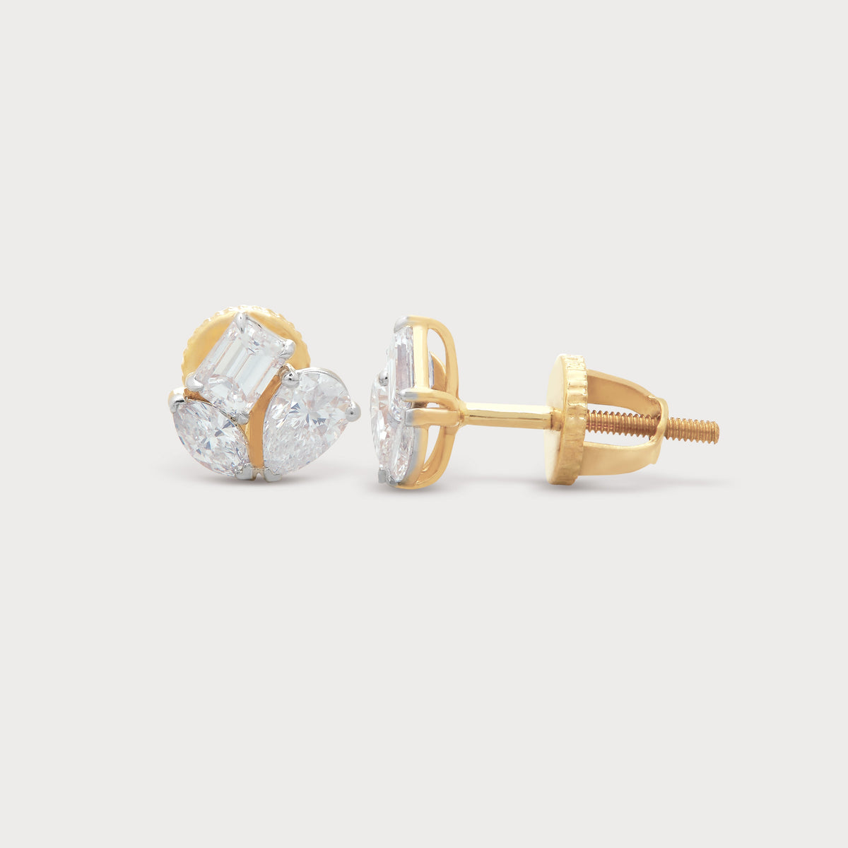 Spruce Trio Diamond Studs