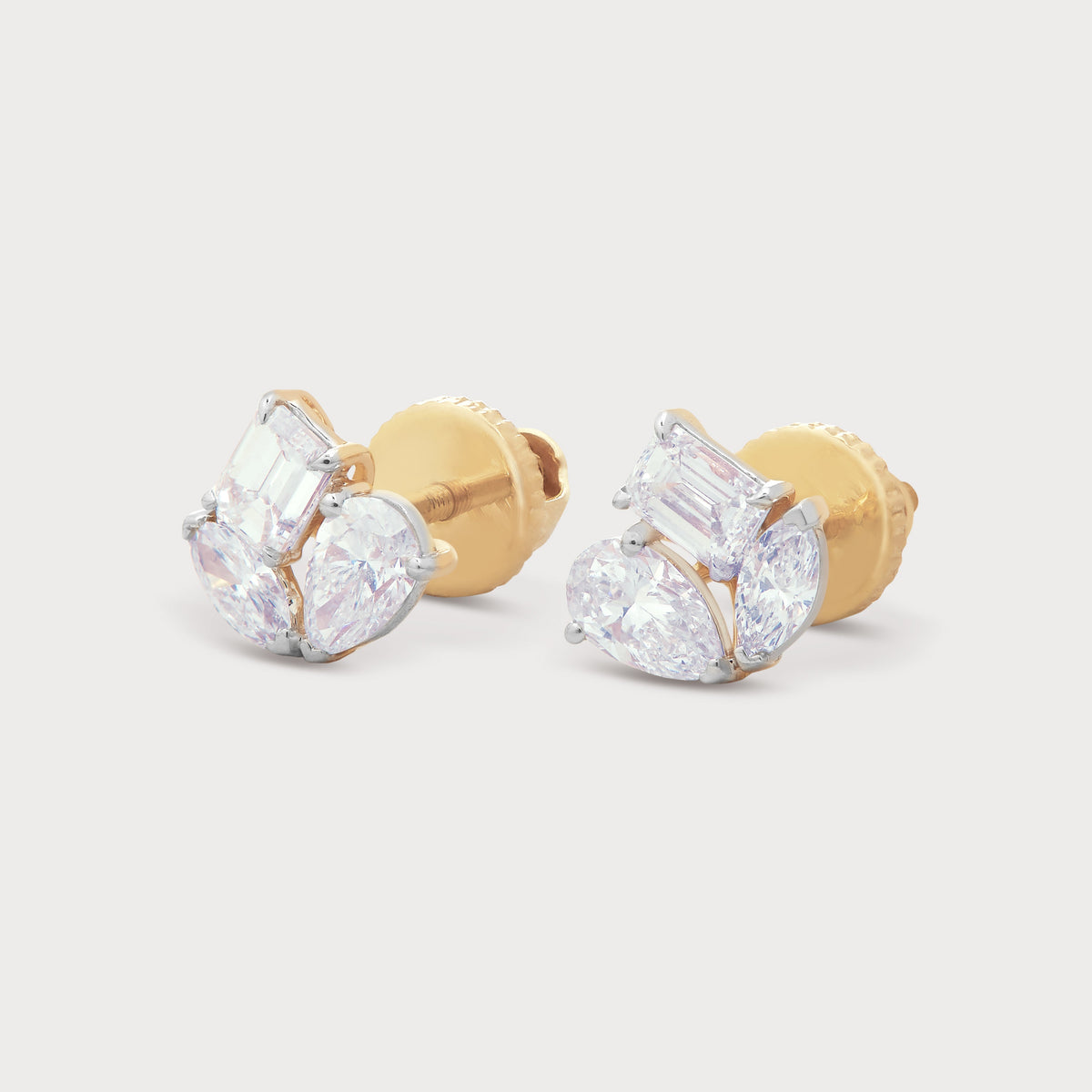Spruce Trio Diamond Studs