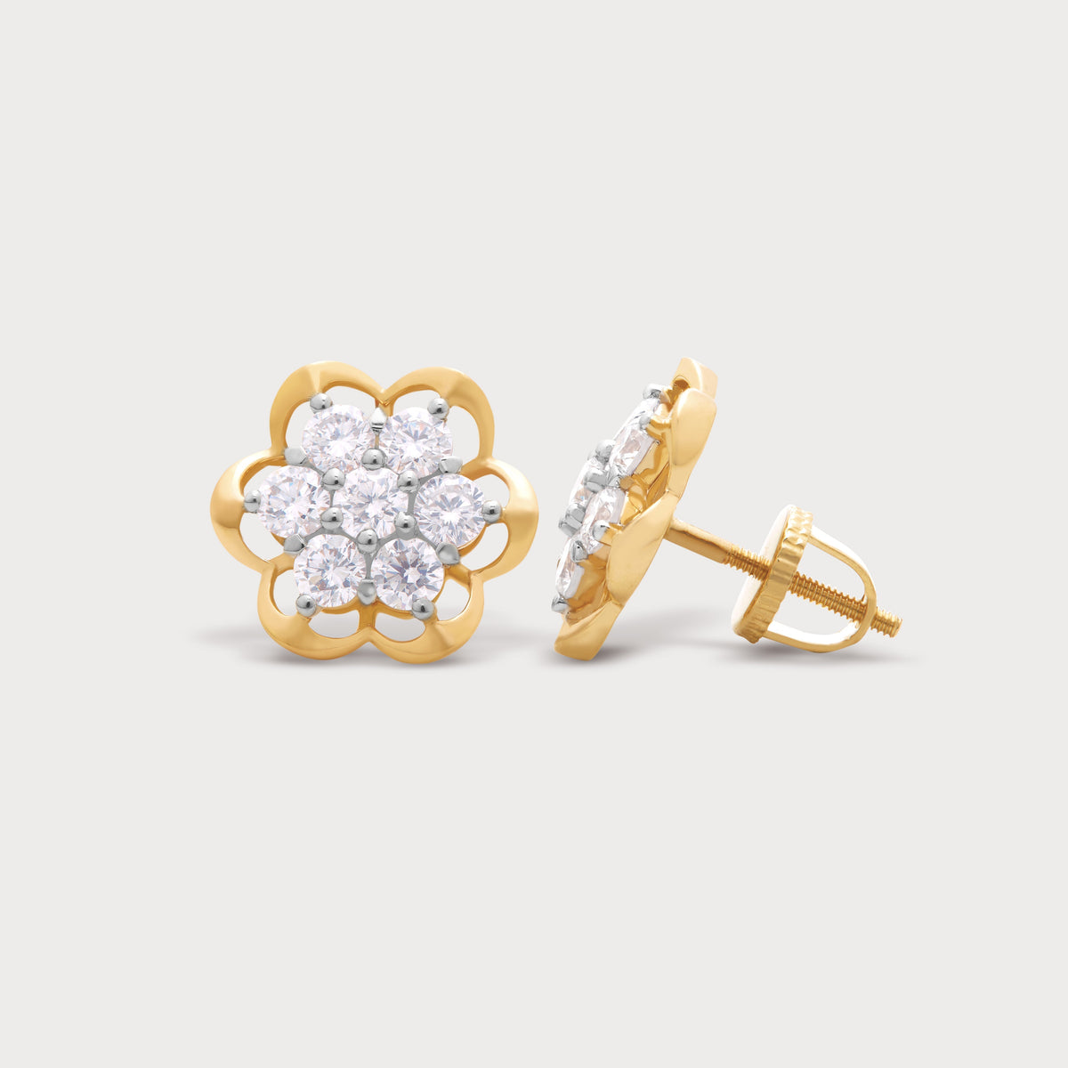 Golden Fig Diamond Studs