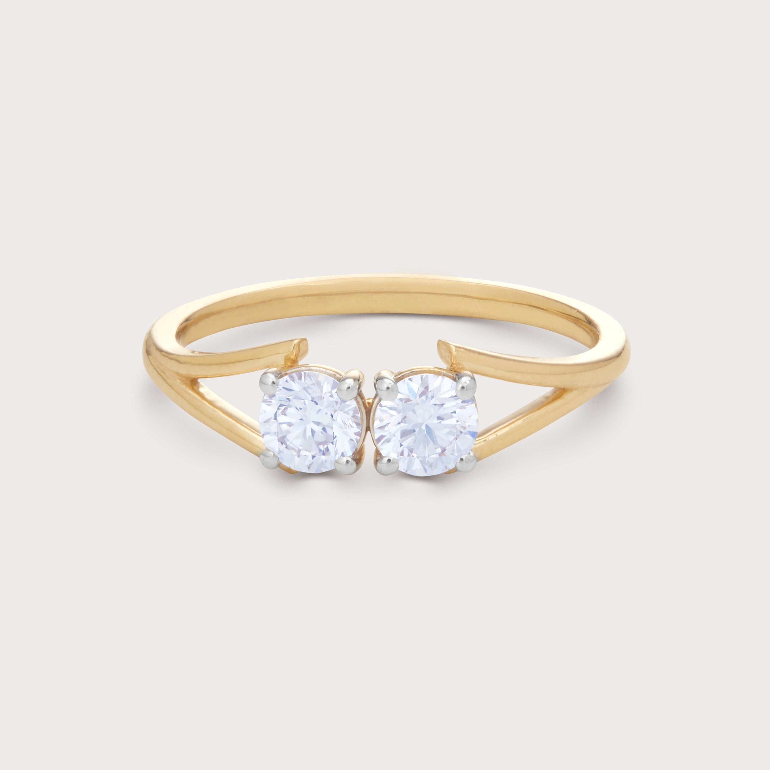 Gemini Diamond Ring