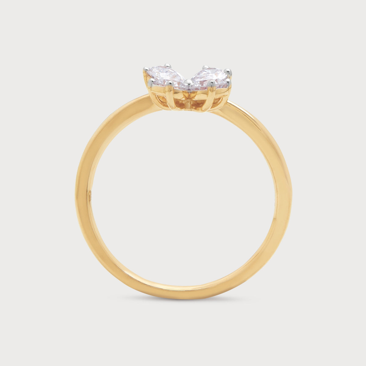 Cloverleaf Diamond Ring