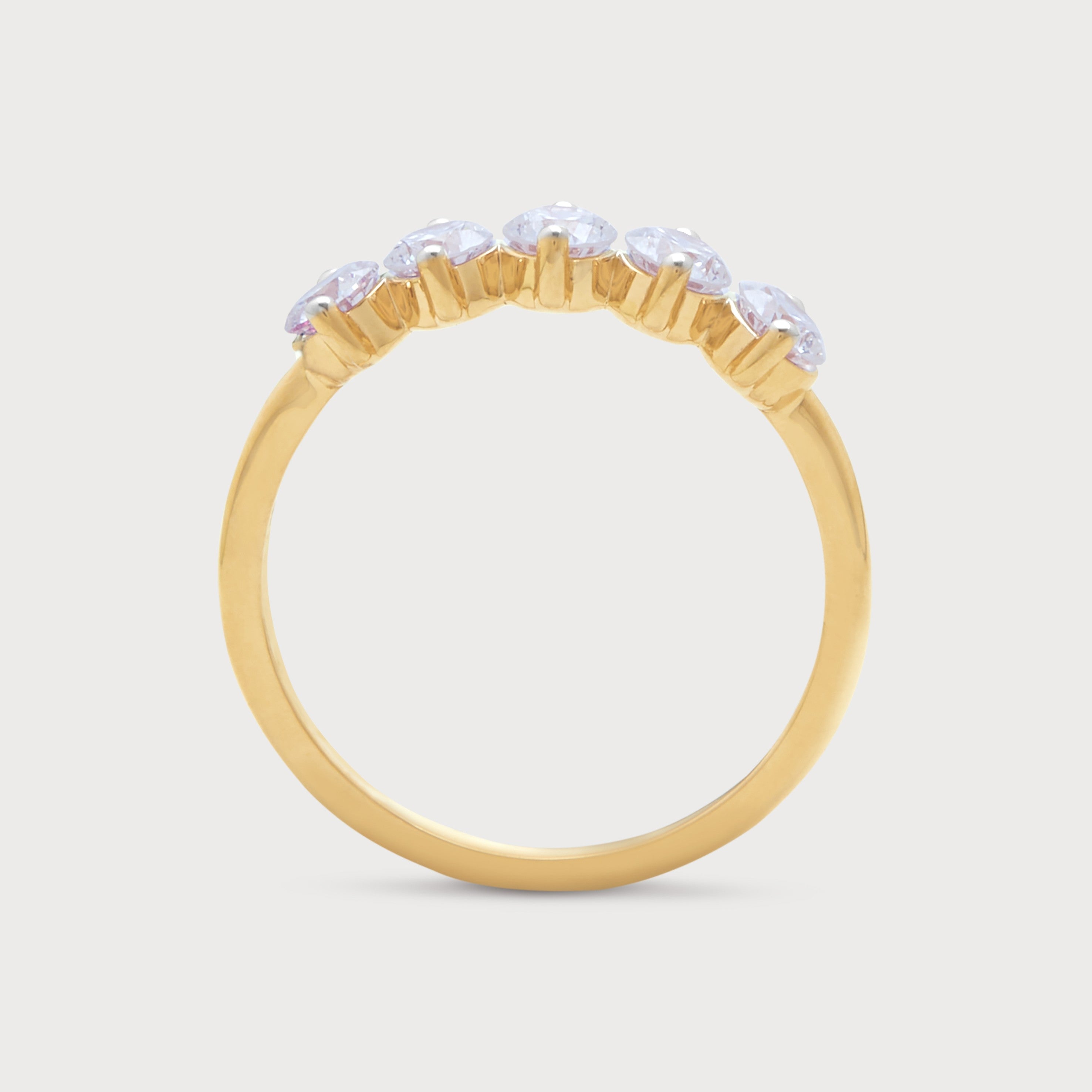 Quintet Diamond Ring