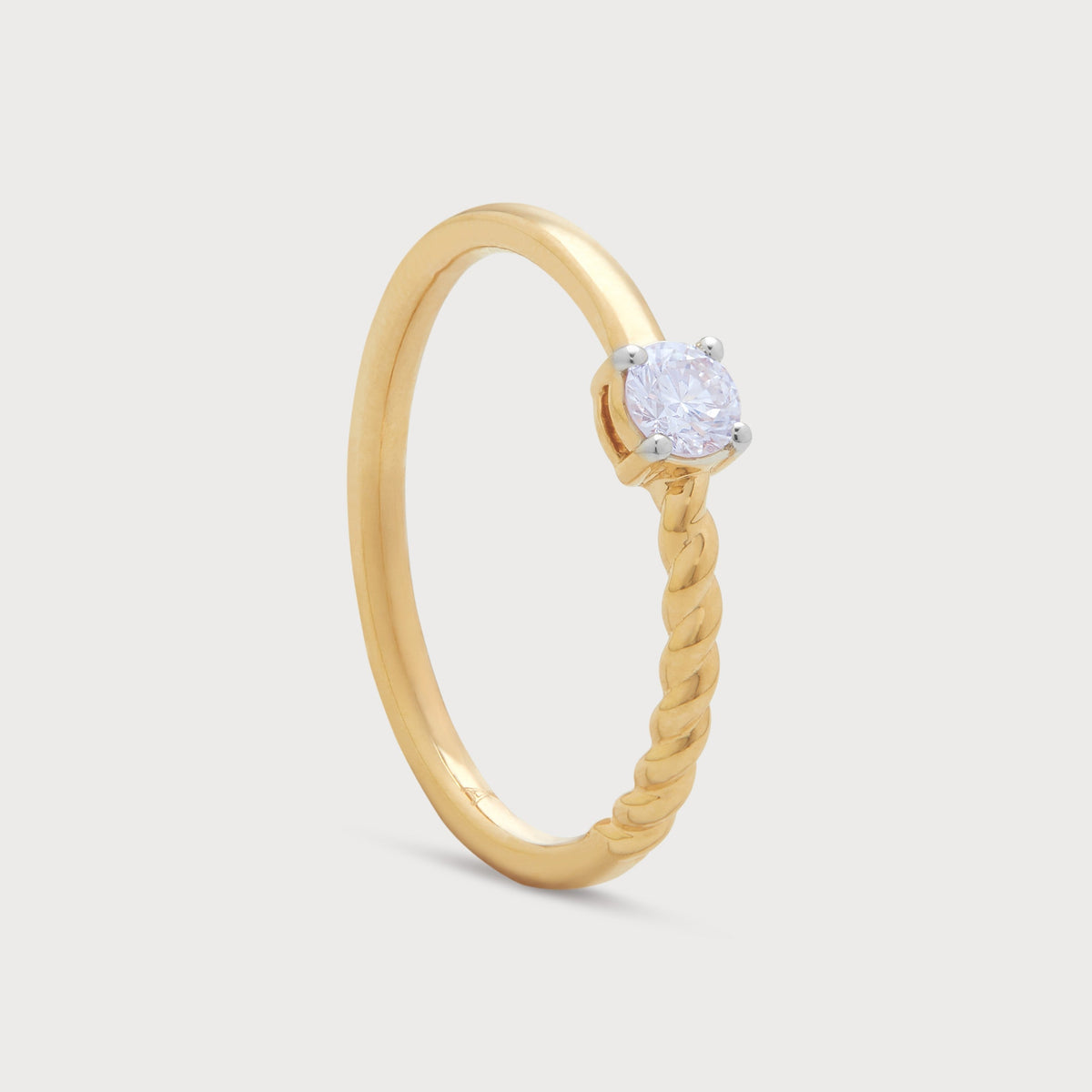 Tresse Diamond Ring