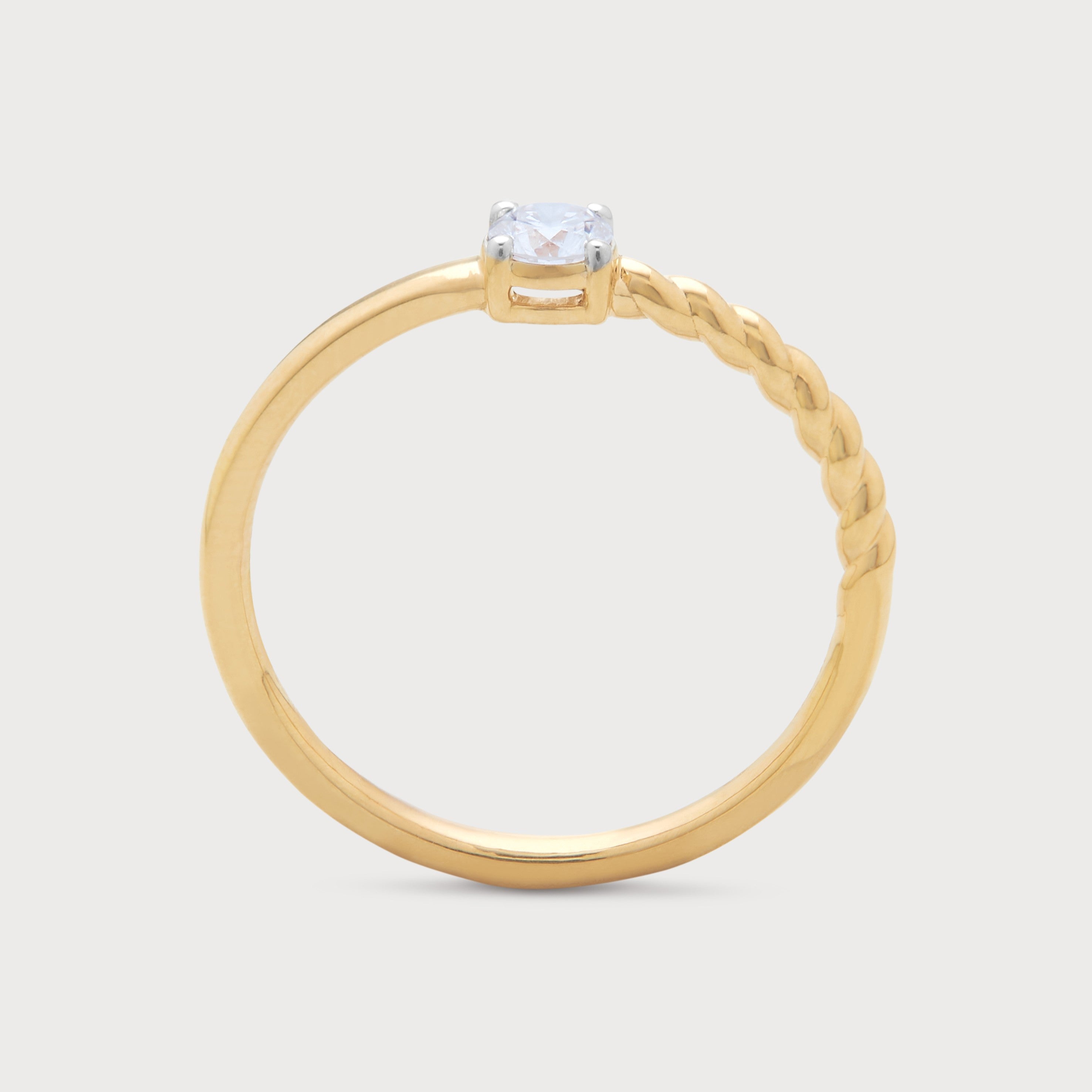 Tresse Diamond Ring