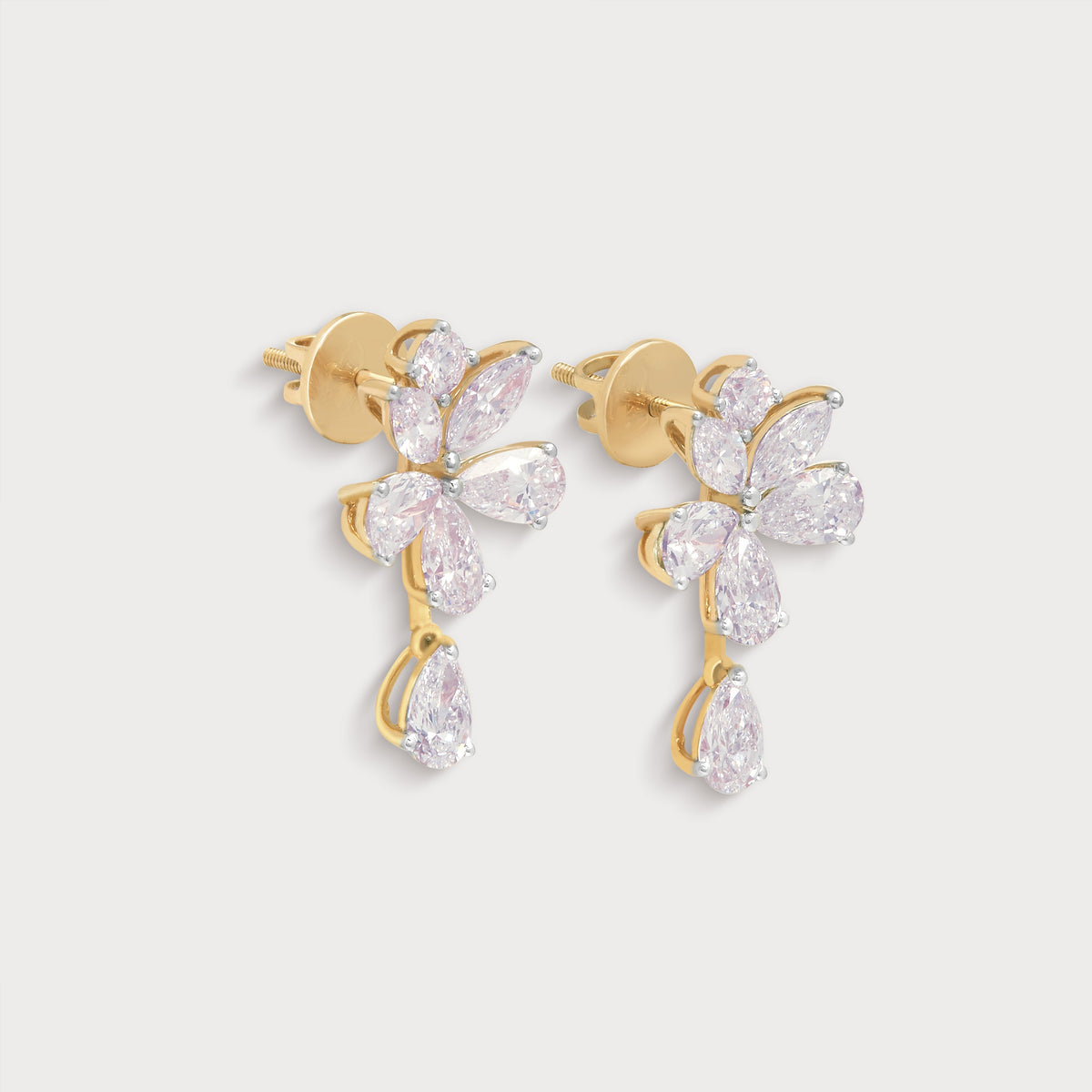Meira Flare Diamond Earrings