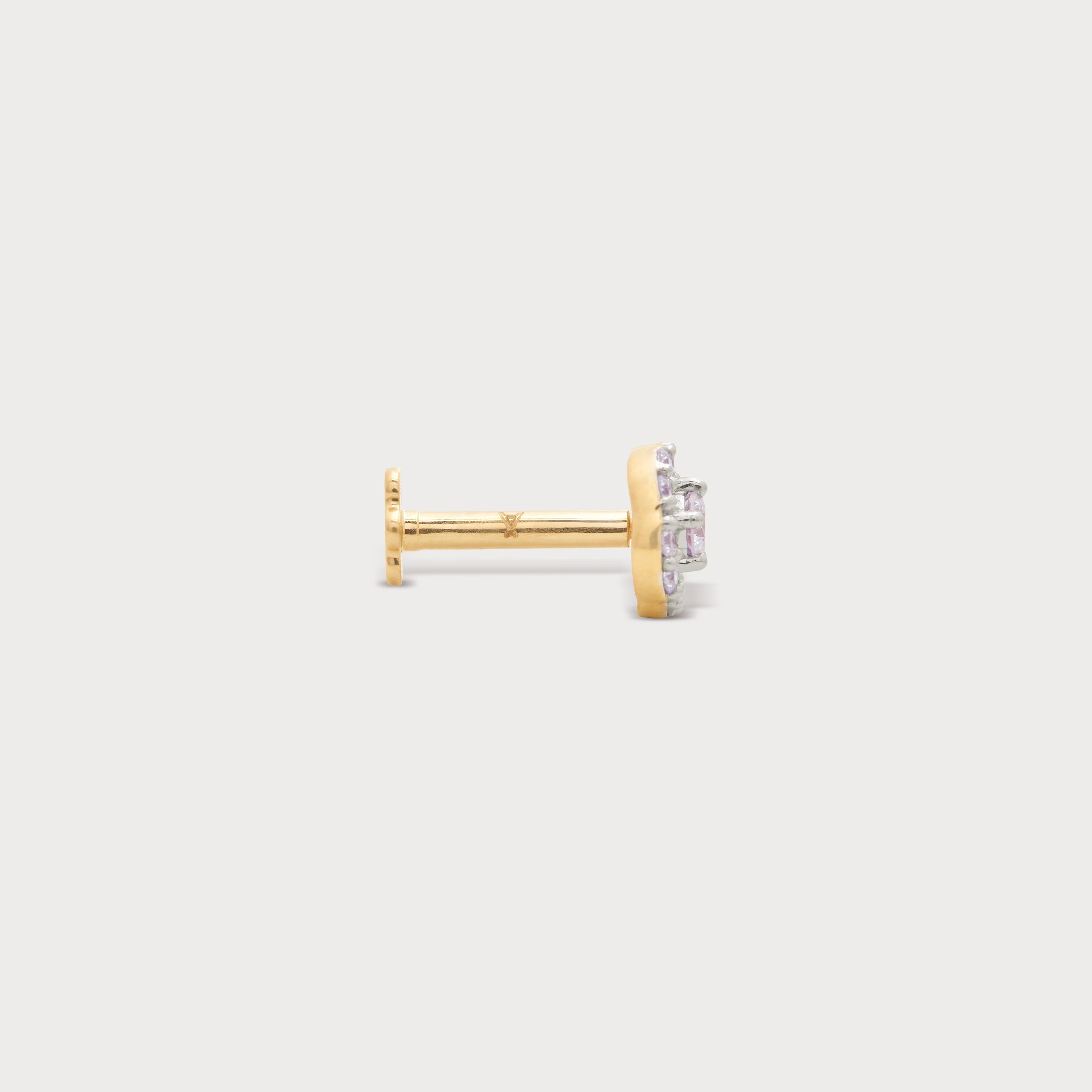Halo Spark Diamond Nose Pin