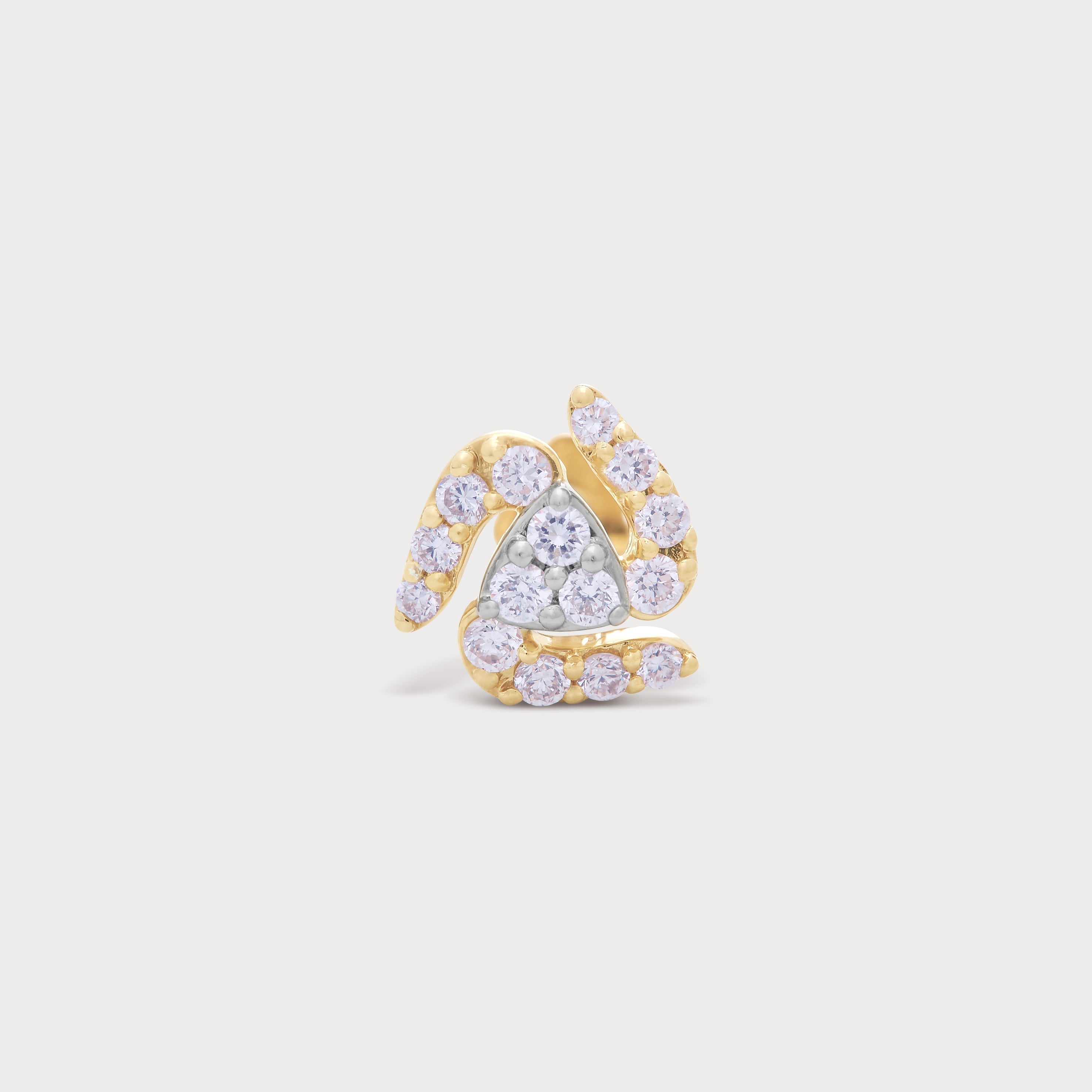 Triad Spark Diamond Nose Pin