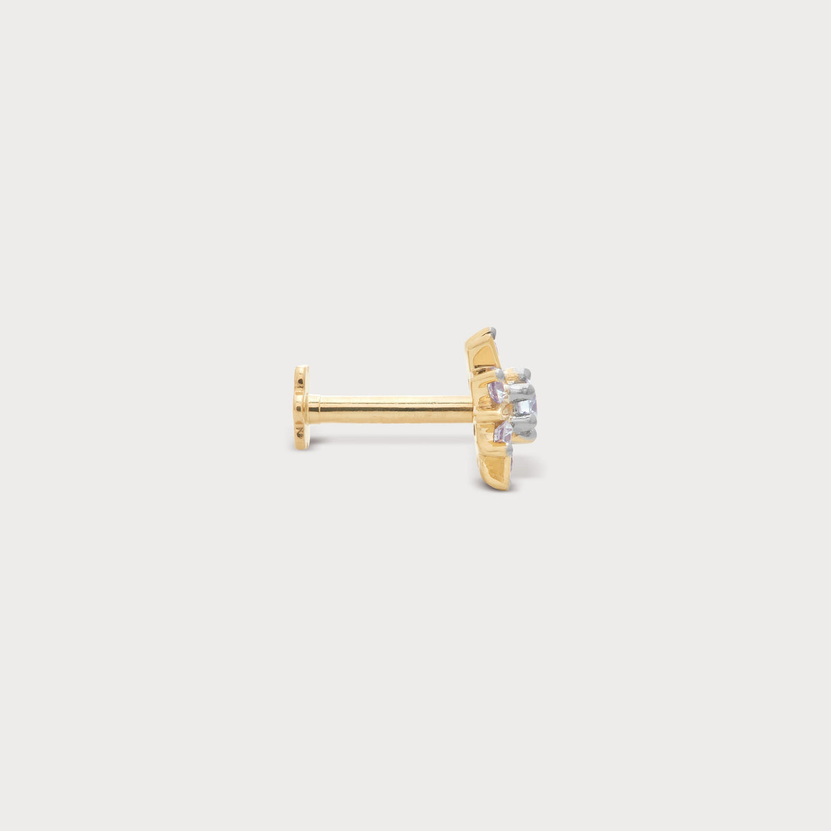 Frostflake Diamond Nose Pin