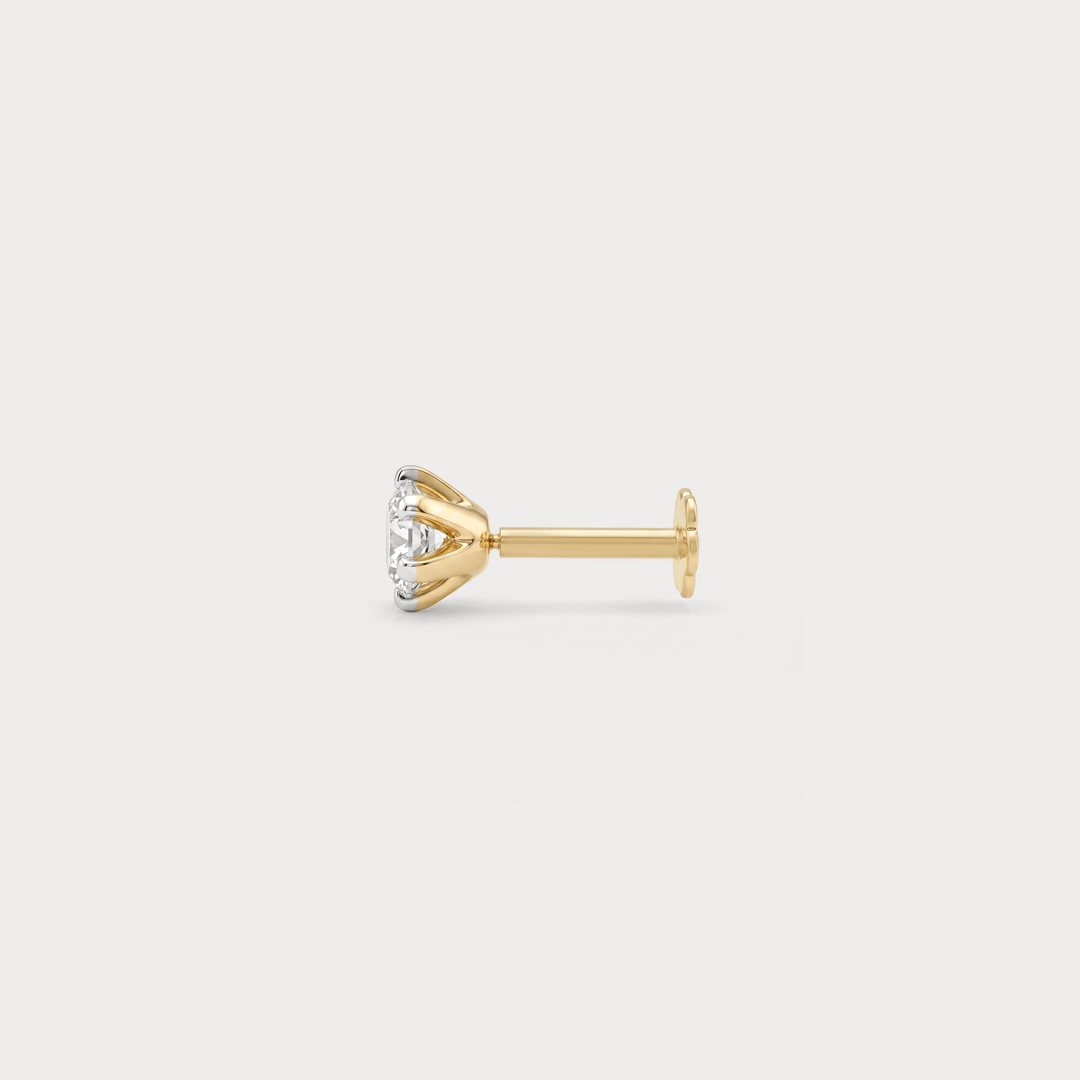 Pearl Diamond Nose Pin