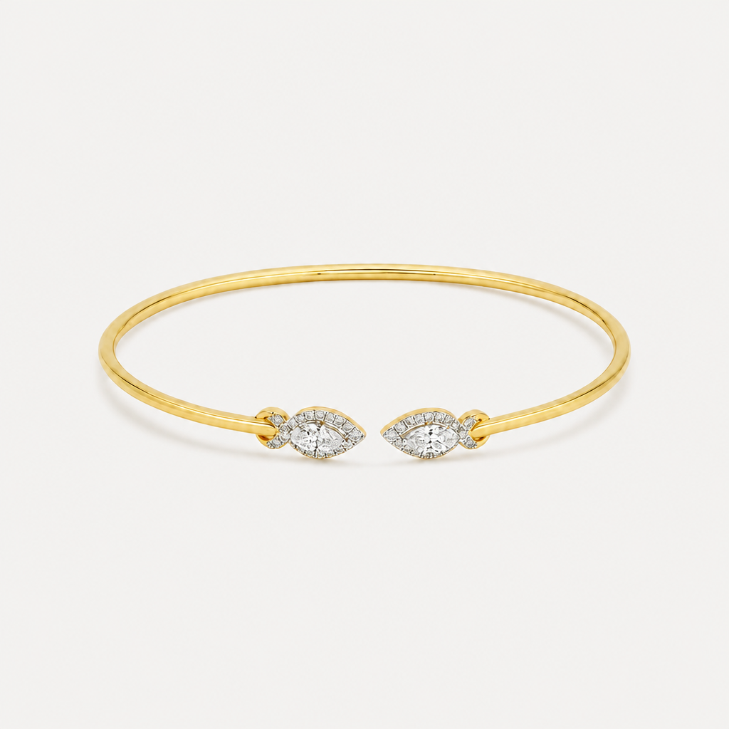 Fluid Diamond Bracelet